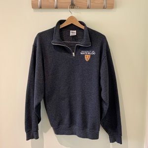 University of Waterloo Quarter Zip Sweater